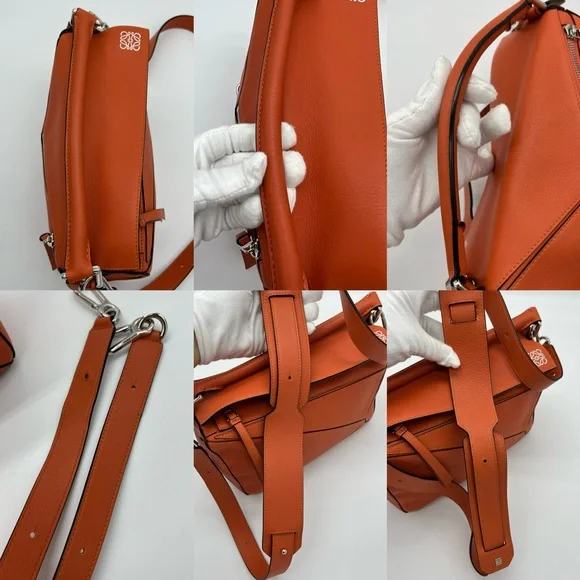 Authentic Loewe Small Puzzle in classic Calfskin - Picture 13 of 17